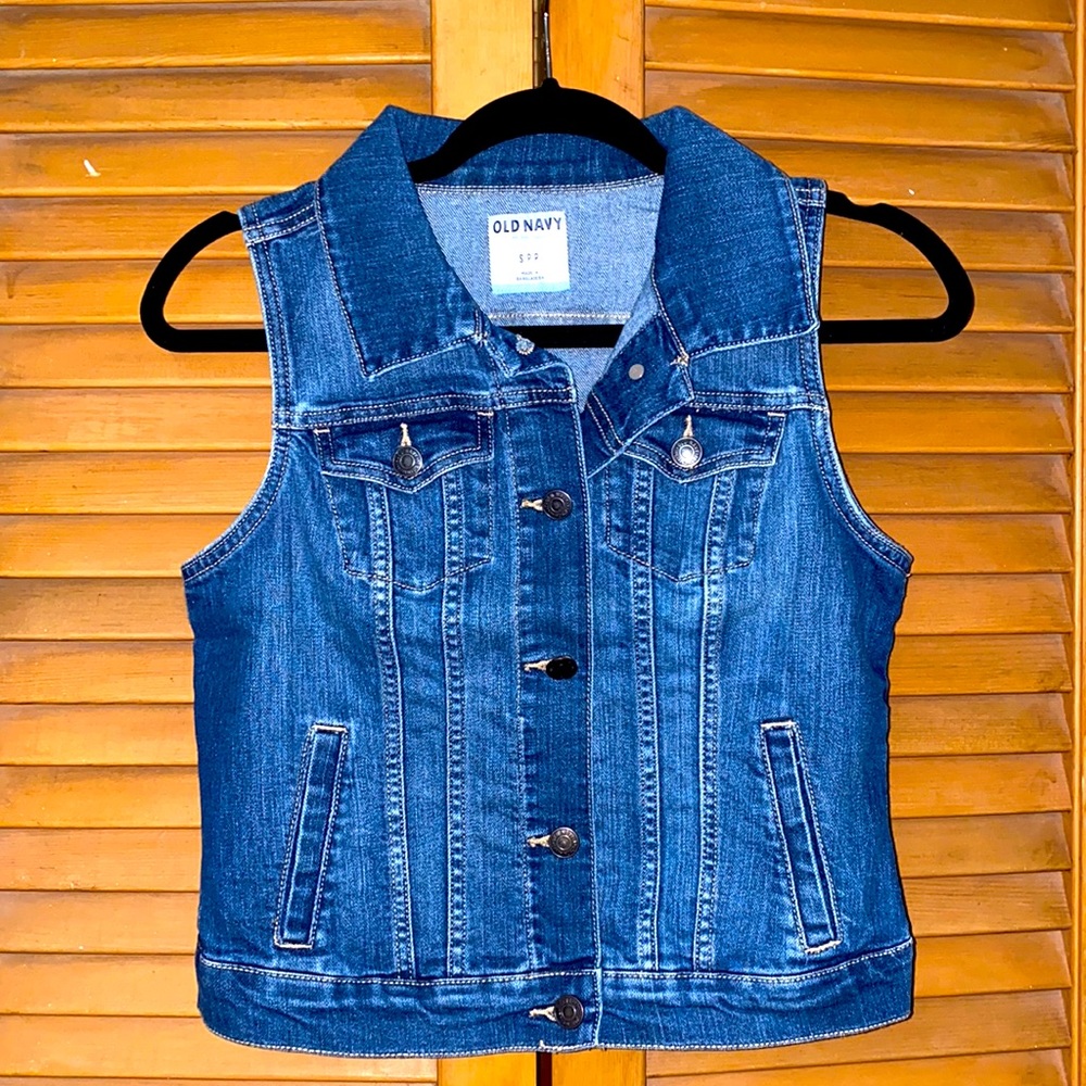 Sleeveless Denim Jacket